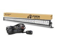 SKYWORLD 130CM 52 Pouces 300W Slim Barre de LED 4x4 avec 12V Faisceau de câblage kit, Droit Barre d'éclairage Lumineuse LED pour Offroad Camion Tracteur Voiture Véhicules SUV ATV UTV