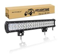 SKYWORLD 20 pouces 50 cm 126W Barre led 4x4, Rampe Feux Phare de Travail Etanche Barres lumineuses led pour Offroad Voiture Véhicule Camion Tracteur Quad Bateau, feu antibrouillard