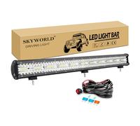 SKYWORLD 8D 31 pouces 79 cm 660W Barre led 4x4 avec 12v faisceau de câblage kit, Étanche Rampe Bar Barre lumineuse led pour Offroad Voiture Véhicule Camion Tracteur Quad Bateau