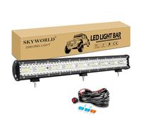 SKYWORLD 8D 65 cm 540W Led Light Barre avec 12V Faisceau de Câblage Kit