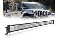 SKYWORLD Barre lumineuse LED 52 pouces droite 675W Spot Flood Combo Barre de lumières tout-terrain IP67 Barre de lampes de travail étanche pour UTV ATV Bateau Remorque Lampe de conduite 6000K 1 pièce