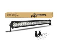 SKYWORLD Mince Phare de Travail Barre LED 50cm 144W Projecteur LED Voiture Spot Feux de antibrouillard Barre Lumineuse LED Etanche pour 4x4 Camion Tracteur Offroad Véhicules Atvs Utvs