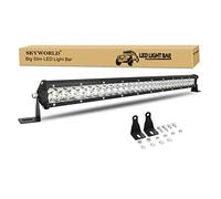 SKYWORLD Mince Phare de Travail Barre LED 61cm 180W Projecteur LED Voiture Spot Feux de antibrouillard Barre Lumineuse LED Etanche pour 4x4 Camion Tracteur Offroad Véhicules Atvs Utvs