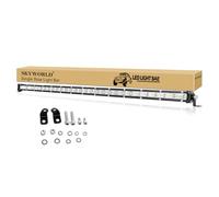 SKYWORLD Phare de Travail 81 cm 150W Slim Barre LED 12V 24V Projecteur LED Voiture Etanche Faisceau Combo Spot et inondation Feux de Travail pour 4x4 Camion Tracteur SUV Bateau, Feux Antibrouillard