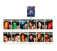 SKZ BP SVT A-TEEZ Babymonster Calendrier de bureau 2026 Cadeau Photo Calendrier de bureau pour cadeau de Nouvel An (dix-sept)