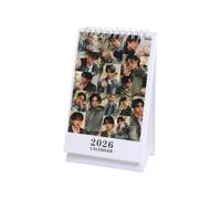 SKZ Calendrier de bureau 2026 'STAY' 13 × 23 cm 'Hollow' Calendrier de bureau Stray-kids Calendrier photo Bangchan Hyunjin HAN Felix Lee Know Calendrier bloc (hollow1)