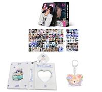 SKZ Merch Lot de 60 cartes photos personnelles 32 autocollants SKZoo Album Classeur Livre Porte-clés « Stay » (LN)