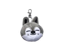 SKZ Porte-clés en peluche SK-Zoo « Stay » 7 x 9 cm mignon porte-clés Bangchan Felix Hyunjin, Wolf Chan, 7*9cm