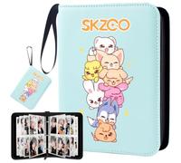 Skzoo Stray Photocard Binder, SKZ Mignon Cartoon Photocards Holder, Stray Cartes à Collectionner Album 400 Pochettes, Cadeaux Kpop Merch pour STAY