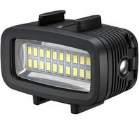 SL-100 Lampe d'éclairage LED 700 lm | Batterie rechargeable intégrée étanche 40 m 1900 mAh avec diffuseur pour caméra de sport GoPro