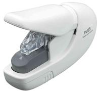 PLUS Japan Agrafeuse sans agrafes G 5 feuilles Blanc