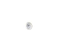 trevi SL 3052 Réveil ovale quartz bureau blanc