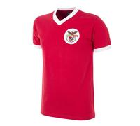 COPA SL Benfica 1974-75 T-Shirt de Football rétro avec col en V pour Homme M Rouge