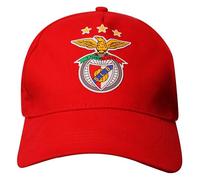 SL Benfica Casquette de baseball officielle avec blason de football (100 % coton et réglable), casquette Benfica, casquette de baseball Benfica rouge, multicolore, taille unique