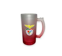 SL Benfica Verre à bière officiel - Benfica Caneca Cerveja - Chope de football (15 cm de hauteur)