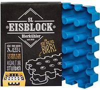 SL-Eisblock Glacière à bière 24 x 0,33 l fabriquée en Allemagne, 34 x 22 x 6 cm, bleu