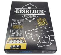 Sl-Eisblock Refroidisseur pour caisse de bières de 0,5 litre, fabriqué en Allemagne Geschenkverpackung