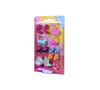 Simba Ensemble d'accessoires Steffi Love 12 pièces : chaussures, sacs, chaînes pour poupée 29 cm