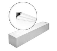 SL NOMASTYL Moulure de plafond - 10 pièces (20 m) - 100 x 100 x 2000 mm - NOËL & MARQUET - une marque de NMC - Polystyrène