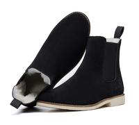 SL-Saint Bottes Chelsea Classiques Faites à La Main Pour Hommes Mode Cuir de Vache Véritable Slip On