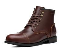 SL-Saint Bottes Classiques Pour Hommes, Fait Main Bout Souple Imperméables Cuir/Laine Australienne Hiver (Marron Cuir Doublure, Adulte, Homme, 42, Numérique, Système Taille Chaussures EU, Moyen)