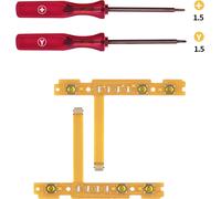 Sl/Sr Sync Button Flex Cable Kit De Câble Ruban De Remplacement Avec Jeu De Tournevis Tri-Wing Pour Ns Switch/Switch Oled Joy-Con
