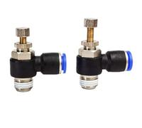 SL4 6 8 10 12mm Filetage M5 1/8" 1/4" 3/8" 1/2" Papillon des Gaz(SL10-01)