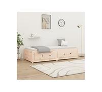 vidaXL Lit de jour 90x190 cm Simple Bois de pin massif821594