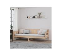 Lit de Jour Bois Massif de Pin 90x200 cm Canapé Lit d’Invité Salon vidaXL