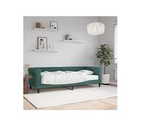 Slaapbank met matras 80x200 cm fluweel donkergroen3197742