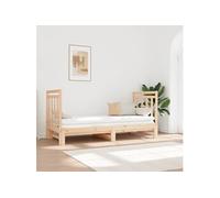 Slaapbank uitschuifbaar massief grenenhout 2x(90x190) cm3124772