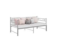 Vidaxl Cadre De Canapé-Lit Extensible Gris Métal 90x200 Cm