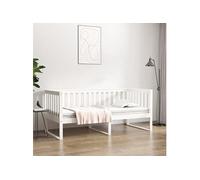 Lit de Jour 90x190 cm Bois de Pin Massif Lit d'Invité Canapé-lit Salon vidaXL