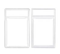 Slab Case For Graded Cards - Clear Card Display Brick Storage Unit, Protective Organizer Sleeve, Sports Trading Collectibles, Stackable Holder System For Safe Collection Arrangement Home Use