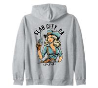 Slab City, Californie, États-Unis, Cowgirl, style western Sweat à Capuche