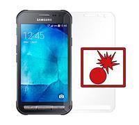Slabo 2 x Film de Protection d'écran blindé approprié Compatible avec Samsung G388F Xcover 3 Film de Protection Shockproof Résistant aux Chocs Invisible Made in Germany
