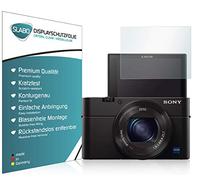 Slabo 4 x Film de Protection d'ecran pour Sony RX100 III - Protection fiable et Resistant la rayure - Ultra Clair - Made in Germany