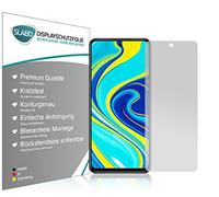 Slabo 4 x Film de Protection d'écran pour Xiaomi Redmi Note 9 Pro | Note 9 Pro Max | Note 9S Protection écran Film No Reflexion Mat