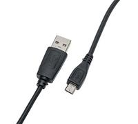 Slabo Câble Data Micro USB pour Wiko Jerry/Lenny 2/3 / 4 / Pulp 4G LTE/Robby/Sunny/U Feel/U Feel Lite/U Feel Prime/WIM Lite Sync câble de Charge - Noir