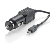 Slabo Chargeur de Voiture Micro USB - 1A - pour Honor 10 Lite | 20e | Huawei P Smart | P Smart + | P Smart 2019 | P Smart 2020 | P Smart+ 2019 | etc. Chargeur Auto Camion - Noir