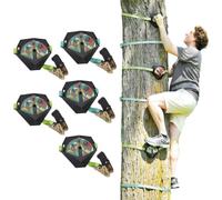 Schildkröt – Kit d'escalade Slackers Treeclimbers, sangles & prises antidérapantes, réglable 113 kg