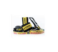 Gibbon Slacklines Banana Lama XL Treewear Set Slackline Mixte-Adulte, Bleu/Jaune, 25 m