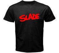 Slade Rock Band Tee Cotton Tshirt Men's T-Shirt Blackize S to Manches Courtes(Medium)