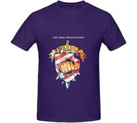 Slade Well Bring The House Down Electronica Men O Neck Design Tee Shirts Navy Deep Purple Manches Courtes(XX-Large)