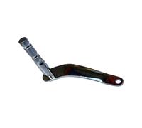 SLAHAJ Bras de levier de vitesse allongé pour Harley FL Softail avec marchepieds (2018 et ultérieurs) Levier Selecteur de Vitesse Pliant(Chrome)