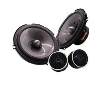 SLAHAJ Ensemble de Haut-parleurs de Voiture de 6,5 Pouces, 4 ohms RMS, 50 W, pour Porte d'entrée, système Audio Hi-FI, Gamme complète, stéréo, Tweeter