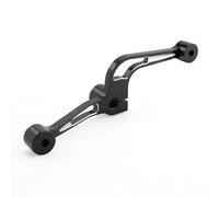 SLAHAJ Levier de changement de vitesse à talon et orteils pour moto, compatible avec Harley Sportster XL883 XL1200 Iron 883 Forty-Eight Levier Selecteur de Vitesse Pliant(Black White)