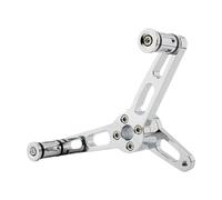 SLAHAJ Levier de changement de vitesse avant en aluminium pour moto, compatible avec Harley Sportster XL883 XL1200C 1200 Roadster Levier Selecteur de Vitesse Pliant(Black)