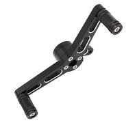 SLAHAJ Leviers de changement de vitesse à talon et orteils pour Harley Sportster XL Iron 883 1200 Custom Low Forty-Eight Levier Selecteur de Vitesse Pliant(A Black)