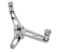 SLAHAJ Leviers de changement de vitesse pour moto, repose-pieds de commande avant, tige de liaison, adaptés aux Harley Sportster XL 883 1200 Levier Selecteur de Vitesse Pliant(B Chrome)